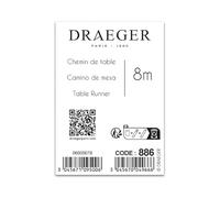 Draeger Paris Table Runner 28.5 x 5 x 5 cm Golden