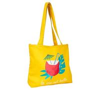 Draeger Paris - Tote Bag "La vie est belle"(auf Französisch) - leicht, robust und ultraweich - geräumige Innenseite - Tote Bag aus 100 % Baumwolle - Einkaufstasche wiederverwendbar