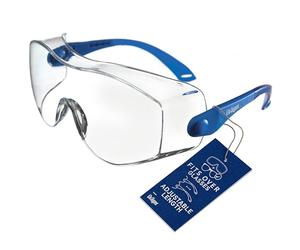 Dräger Safety Glasses X-pect 8120 Anti-Scratch Over-Glasses, Ideal Safety Goggles for DIY Users, Construction Workers, Laboratory Technicians, Carpenters, Cyclists, and Gardeners