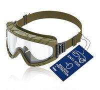 Dräger Safety Goggles X-pect 4900 | Eye Protective Work Spectacles for Professional or Personal Use | Suitable for eyeglass wearer| olive-colored