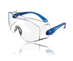 Dräger Safety Over-Glasses X-pect 8120 | 3 Pairs | Anti-Scratch Eye Protective Workplace Goggles for Professional or Personal Use | For Construction, Laboratory, Chemicals