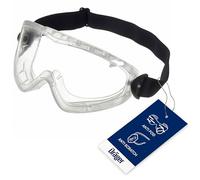 Dräger X-pect 4200 Safety Glasses, Anti-Fog & Anti-Scratch Safety Goggles also for Spectacle Wearer, For Construction Site, Laboratory, Workshop, Shatterproof Polycarbonate Lens, Clear