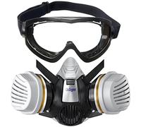 Dräger X-plore 3300 painter's set with A2P3 combi filter & X-pect 4200 full-vision safety goggles, for painters & varnishers, reliable protection against vapours, gases and fine dust, size M