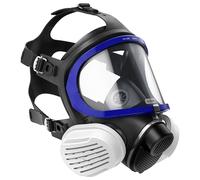 Dräger X-plore 5500 Full Face Mask Respirator with 2x P3 R Dust Mask Filters - Full Mask for Construction, Woodworking, DIY, Sanding, Mining - Complies with CE EN136 - EN143