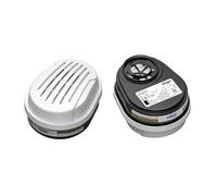 Dräger X-plore A2 P3 Bayonet Filters |Replacement Filter Cartridges Suitable for Face Mask Respirators X-plore 3300, 5500 | Protection Against Spray Paint, Asbestos, Pesticides (2 Pieces)