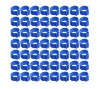 DRAFIDEEP 100pcs Pigeon Foot Rings Identification Bands for Racing Pigeons Parakeets Cockatiels and Birds Bird Leg Rings Reusable