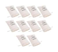 DRAFIDEEP 10pcs Drawstring Bachelorette Party Bags White Practical Hangover Favor Pouches for Bridal Showers Wedding Emergency Kits and Party Decorations