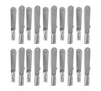 DRAFIDEEP 20pcs Metal Quick Link Self-locking Clips M2 Thread Clevis Snap Links for Rc Helicopter Model and Car Accessories with Precision Engineering to Enhance Flight Stability