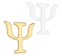 DRAFIDEEP 2pcs Alloy Psychology Symbol Pin for Clothes Women, Elegant and Creative Design, Versatile Lapel Pins Suitable for Prom and Bags