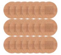 DRAFIDEEP Fabric Adhesive Plasters for Small Wounds, 100Pcs 30Mm Round Breathable Waterproof Patches for Finger Joints and Fingertips
