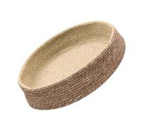 DRAFIDEEP Hand Woven round Shaped Pet Woven House Made of Grass Willow Braided Material, Washable Wicker Dog Bed Suitable for Dogs and Pigs at Home