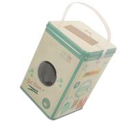 DRAFIDEEP Large Capacity Iron Laundry Detergent Storage Box with Lid, Reusable Multi-functional Powder Container for Home Laundry Organisation