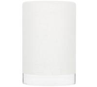 DRAFIDEEP Modern Vintage Glass Lampshade for Table Lamps, White Cylinder Shape with Frosted Finish to Soften The Lights, for Household Decoration and Ambient Lighting