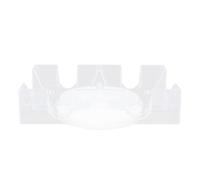 DRAFIDEEP Playing Card Storage Rack Plastic Revolving Tray with Bearing Swivel Base for Home Poker Game Organizer 2 Deck Holder
