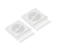 DRAFIDEEP Portable Cord Organizer with Retractable Cable Winder 2pcs and Mobile Phone Holder, Made of Sturdy Pp Material, for Tidy Data Cable Storage and Wire Management at Home or Office White
