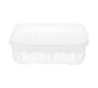 DRAFIDEEP Reptile Incubation Box Hatching Box Plastic Double-layer Partition Grids Detachable Lightweight Compact for Snakes and Lizards, for Lizard Keepers