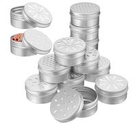DRAFIDEEP Smell Training Kit Uk with 12 Dog Nosework Tins and 12 Soft Magnetic Dots 25x2mm Aluminium Dog Scent Training Container for Scent Work Supply and Sniff