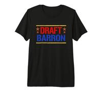 Draft Barron Tshirt Men American Flag USA Military Anti War Premium T-Shirt
