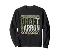 Draft Barron Tshirt Men American Flag USA Military Anti War Sweatshirt