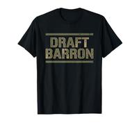 Draft Barron Tshirt Men American Flag USA Military Anti War T-Shirt