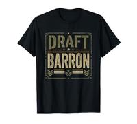 Draft Barron Tshirt Men American Flag USA Military Anti War T-Shirt