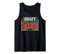 Draft Barron Tshirt Men American Flag USA Military Anti War Tank Top