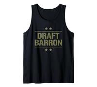 Draft Barron Tshirt Men American Flag USA Military Anti War Tank Top