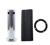 Draft Beer Dispenser for Home Bar, Beer Tower Dispenser Beer Keg Tap Beer Brewing Kit Kegerator Tap Tower Draft Beer System, 3'' Adjustable Brewing Tower Dispenser Kit (Double Sided)