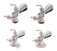 Draft Beer Homebrew Keg Coupler Dispenser Type S/D/A/G Brass Body Stainless Probe Hose Barb & Push in Fitting(G)