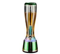 Draft Beer Tower Dispenser, Beer Dispenser Rechargeable Beverage with Light Icicles Home Brewing(Grün)