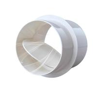 Draft Blocker Damper Ventilation Check Valve Draught Back Shutter For Inline Ducting Kitchen Home Ventilation Grill(160mm)