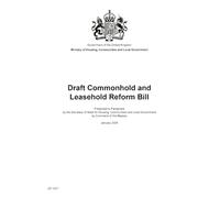 Draft Commonhold and Leasehold Reform Bill, with Explanatory Notes (Command Paper) CP 1471