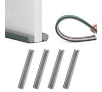 Draft Excluder for Door Bottom with Double Seal - Door Draught Excluder Noise Gap Door Stop Seal - 36 Inch (Pack of 6)