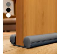 Draft Excluder for Doors 86cm / 34 inch - 1 Pack Under Door Draught Excluder, Double Sided Door Draft Stopper- Energy Saving & Sound Proofing (Grey)