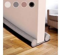 Draft Excluder for Doors - 94cm, Efficient Noise Blocker, Cold Air Stopper - Energy-Efficient Bottom Door Seal, Weather Stripping Under Door Draught Excluder for the Bottom of Your Door,Black