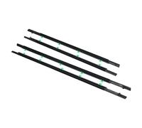 Draft Excluder for Doors Compatible with CRV 2007 2008 2009 2010 2011 4Pcs Car Window Weatherstrip Glass Sealing Strip Moulding Trim