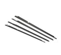 Draft Excluder for Doors Compatible with Toyota for Land for Cruiser 2003 2004 2005 2006 2007 2008 2009 4PCS Window Weatherstrips Car Seals