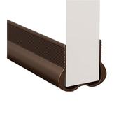 Draft Excluder for Doors PVC Flexible Door Bottom Seal Strip Weatherstrip Under Door Draft Stopper Sealing Strip OundProof Gasket Window Draft Guard(Brown 1pcs)