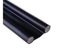 Draft Excluder For Doors Windproof Seal Strip Draught Excluder Stopper Door Bottom Guard Double Protector Doorstop Dustproof Blocker Sealer Soundproof(Black)
