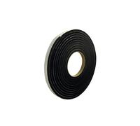 Draft Excluder For Windows 5 Meter Length, 9mm Width, 6mm Height Draught Excluder Tape for Doors, Window Seal Strip IDEAL FOR WINTER Gap Seal, Anti-Collision, Weatherproof,Gap Sealing,Soundproof,Black
