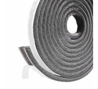 Draft Excluder for Windows, Brush Seal Weather Stripping 4.9 m(L) x9 mm(W) x 15mm(T), High Density Felt Door Brush Strip for Sliding Sash Door Window Wardrobe Seal
