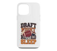 Draft Night Ruined My Sleep Fantasy Football Humor Case for iPhone 13 Pro Max