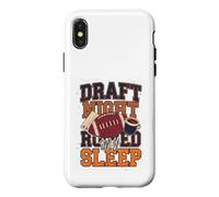 Draft Night Ruined My Sleep Fantasy Football Humor Case for iPhone X/XS