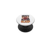 Draft Night Ruined My Sleep Fantasy Football Humor PopSockets Adhesive PopGrip