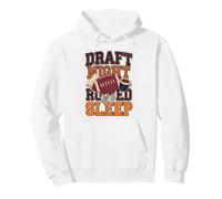 Draft Night Ruined My Sleep Fantasy Football Humor Pullover Hoodie