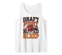 Draft Night Ruined My Sleep Fantasy Football Humor Tank Top