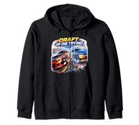 Draft Or Die Trying 88 Racing Clash Zip Hoodie