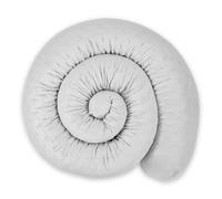 Draft stopper door insulating 400 cm - Under door and window wind blocker decorative Ideal for front door windows and cushion for kids' room plush Light Gray