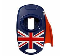 Draft Top Universal Lift - As Seen on Shark Tank | Safe Topless Can Opener for Beer & Cocktails | Works on 7.5-19.2oz Cans | Smooth Edge Design | Ultimate Bar Tool (Union Jack)