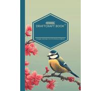Draftcraft Book: Blue Tit & Cherry Blossom Notebook: Elegant Blue Tit on Cherry Tree Cover, Dot Grid Journal for Writing, Planning, and Creative Notes